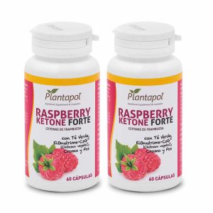 pack raspberry ketones forte 600 mg (2 x 60 cápsulas) plantapol