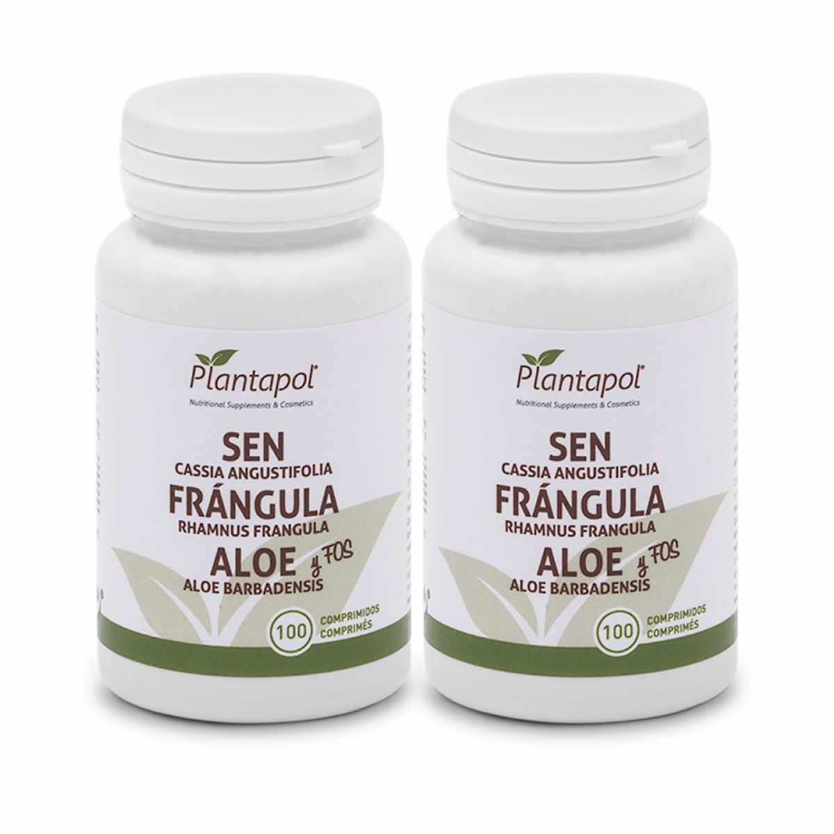 pack aloe sen frángula inulina (2 x 100 comprimidos) platapol