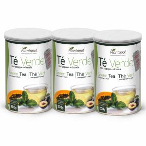Te Verde con Papaya + Ciruela plantapol
